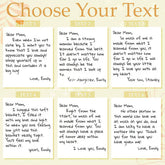 Aperturee - Aperturee Letter to Mom Personalized Name Blanket Gift For Mom